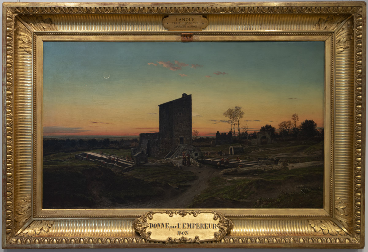Vue des grands lavoirs d'Albano et de Castel-Gandolfo